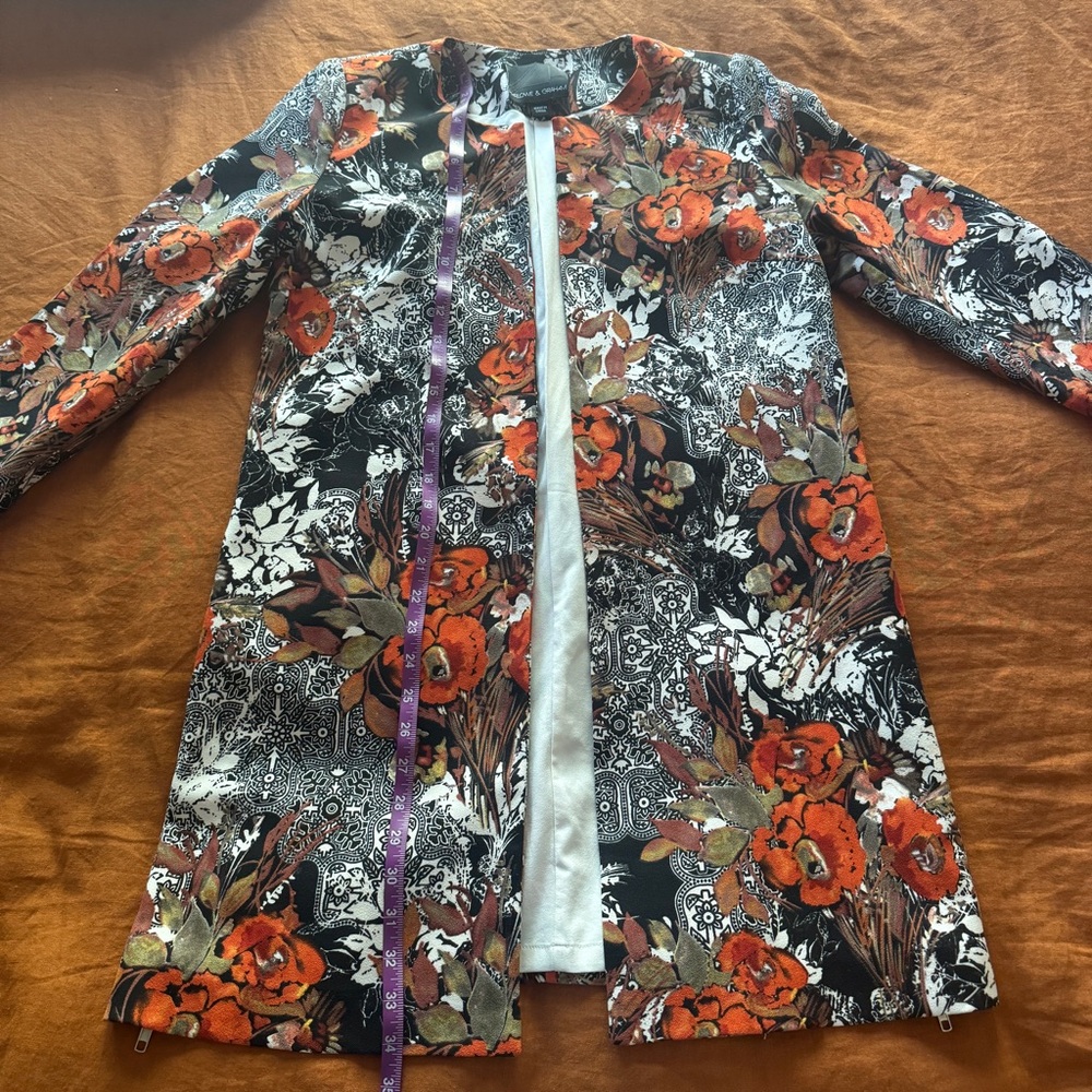 Harlow & Graham floral blazer jacket - Picture 4 of 6